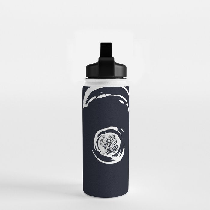 Classic Tattoo Snake vs Tiger Water Bottle Gallery Image 2