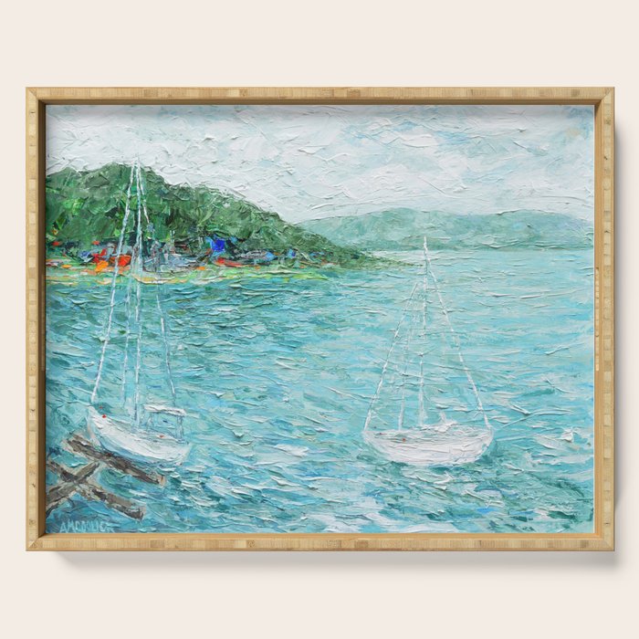 Lakeside Summer 1 Serving Tray Gallery Image 1