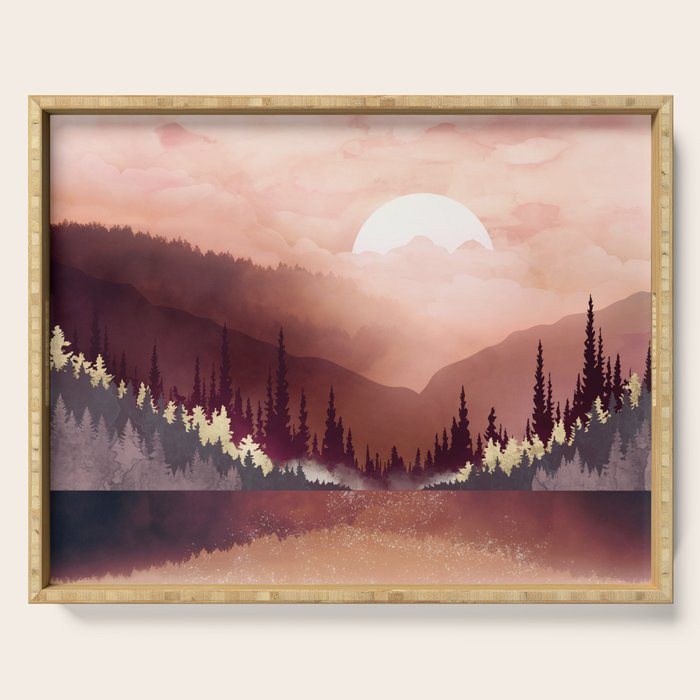 Autumn Reflection Serving Tray Gallery Image 1