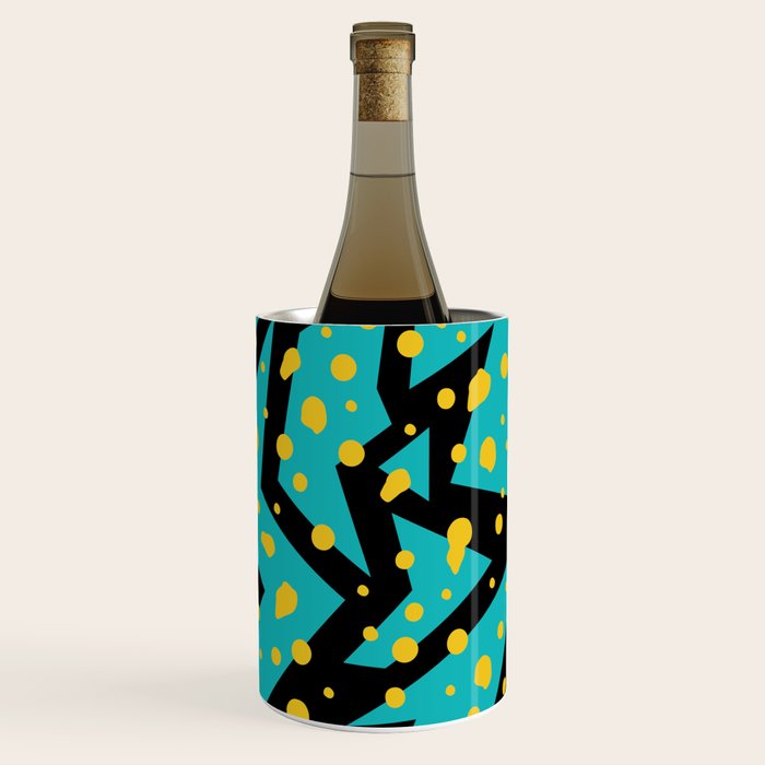 Memphis Pattern 22 - 80s / 90s Retro Wine Chiller Gallery Image 3