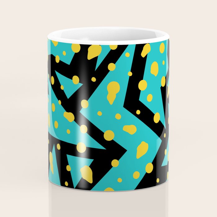 Memphis Pattern 22 - 80s / 90s Retro Coffee Mug Gallery Image 4
