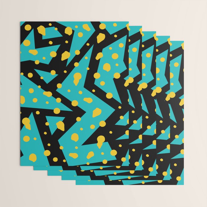Memphis Pattern 22 - 80s / 90s Retro Wrapping Paper Gallery Image 3