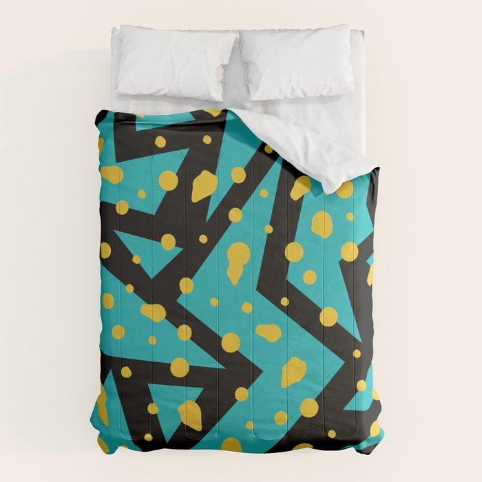 Memphis Pattern 22 - 80s / 90s Retro Comforter Gallery Image 6