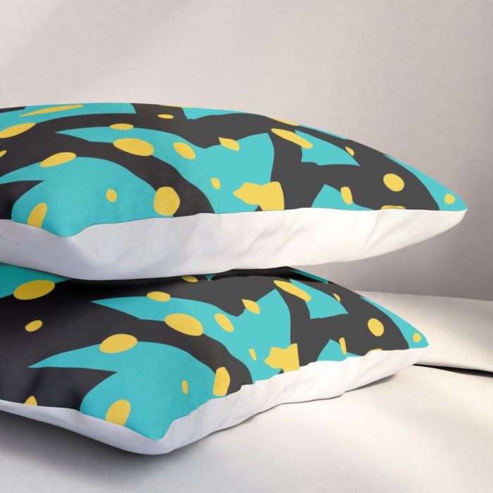 Memphis Pattern 22 - 80s / 90s Retro Pillow Sham Gallery Image 3