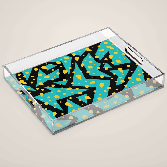 Memphis Pattern 22 - 80s / 90s Retro Acrylic Tray Gallery Image 1