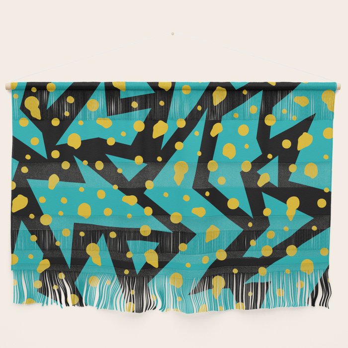 Memphis Pattern 22 - 80s / 90s Retro Wall Hanging Gallery Image 1