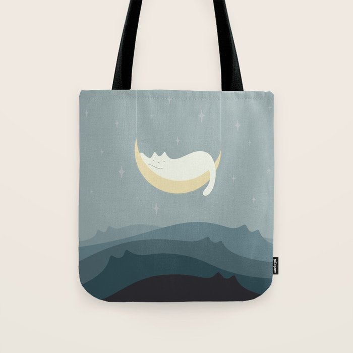 Cat Landscape 188 Tote Bag Gallery Image 1