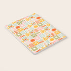 Colorful tropical summer mosaic tile art Notebook Gallery Image 3