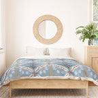Botanical Trellis Floral Pattern Duvet Cover Gallery Image 3
