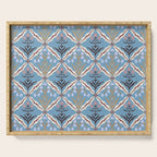 Botanical Trellis Floral Pattern Serving Tray Gallery Image 1