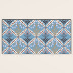 Botanical Trellis Floral Pattern Desk Mat Gallery Image 3