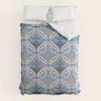 Botanical Trellis Floral Pattern Duvet Cover Gallery Image 6