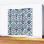 Botanical Trellis Floral Pattern Wall Mural Gallery Image 2