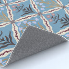 Botanical Trellis Floral Pattern Rug Gallery Image 4