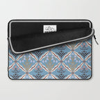 Botanical Trellis Floral Pattern Laptop Sleeve Gallery Image 2