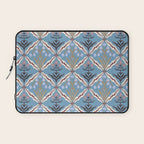 Botanical Trellis Floral Pattern Laptop Sleeve Gallery Image 1