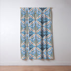 Botanical Trellis Floral Pattern Window Curtain Gallery Image 3