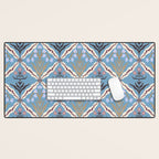 Botanical Trellis Floral Pattern Desk Mat Gallery Image 1