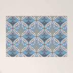 Botanical Trellis Floral Pattern Welcome Mat Gallery Image 1