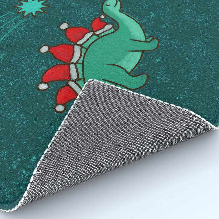 Cute Christmas Dinosaurs Dinos Dinosaur Rug Gallery Image 4
