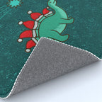 Cute Christmas Dinosaurs Dinos Dinosaur Rug Gallery Image 4