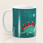 Cute Christmas Dinosaurs Dinos Dinosaur Coffee Mug Gallery Image 3