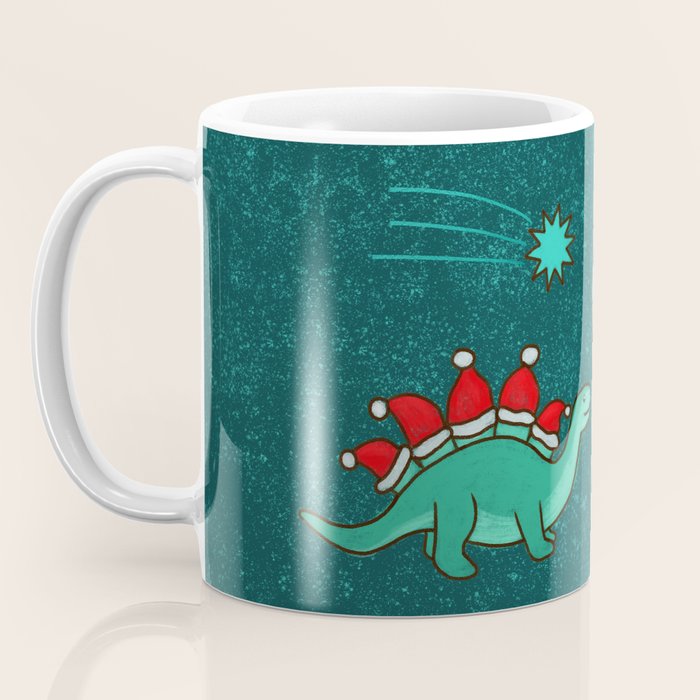 Cute Christmas Dinosaurs Dinos Dinosaur Coffee Mug Gallery Image 3