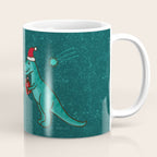 Cute Christmas Dinosaurs Dinos Dinosaur Coffee Mug Gallery Image 1