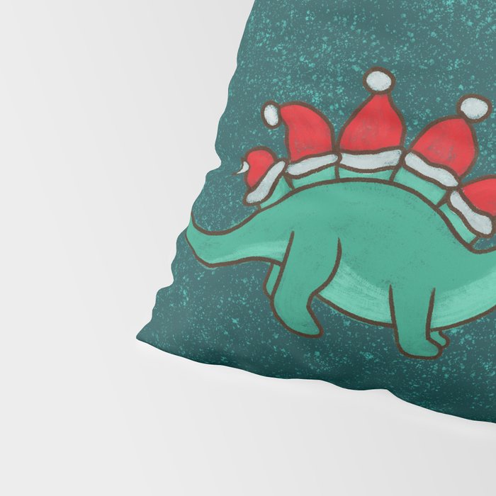 Cute Christmas Dinosaurs Dinos Dinosaur Pillow Sham Gallery Image 4