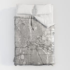 Minneapolis White Map Comforter Gallery Image 6