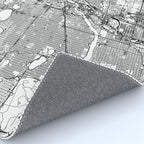 Minneapolis White Map Rug Gallery Image 4