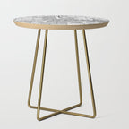 Minneapolis White Map Side Table Gallery Image 1