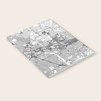 Minneapolis White Map Notebook Gallery Image 2