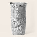 Minneapolis White Map Travel Mug Gallery Image 3