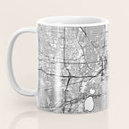 Minneapolis White Map Coffee Mug Gallery Image 3