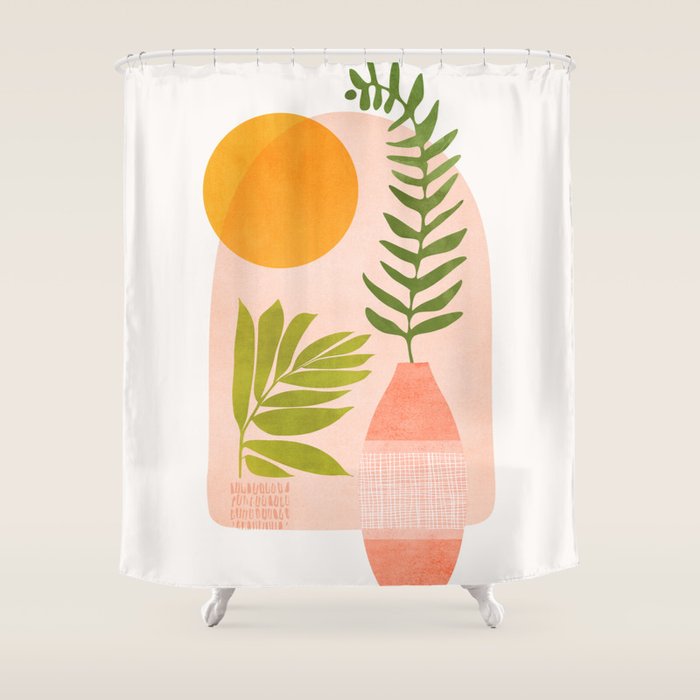 The Bright Side Window Garden Shower Curtain Gallery Image 1