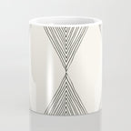 Minimalist Boho Triangles Coffee Mug Gallery Image 4