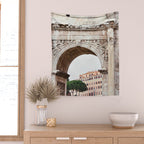Forum Arch - Rome Italy Architecture Photography Wall Tapestry Gallery Image 2