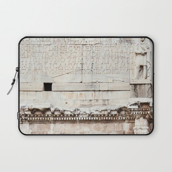 Forum Arch - Rome Italy Architecture Photography Laptop Sleeve Gallery Image 1