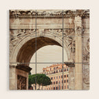 Forum Arch - Rome Italy Architecture Photography Wood Wall Art Gallery Image 1