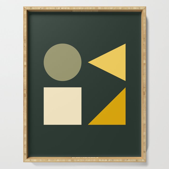Modern Geometric 83A Serving Tray Gallery Image 1