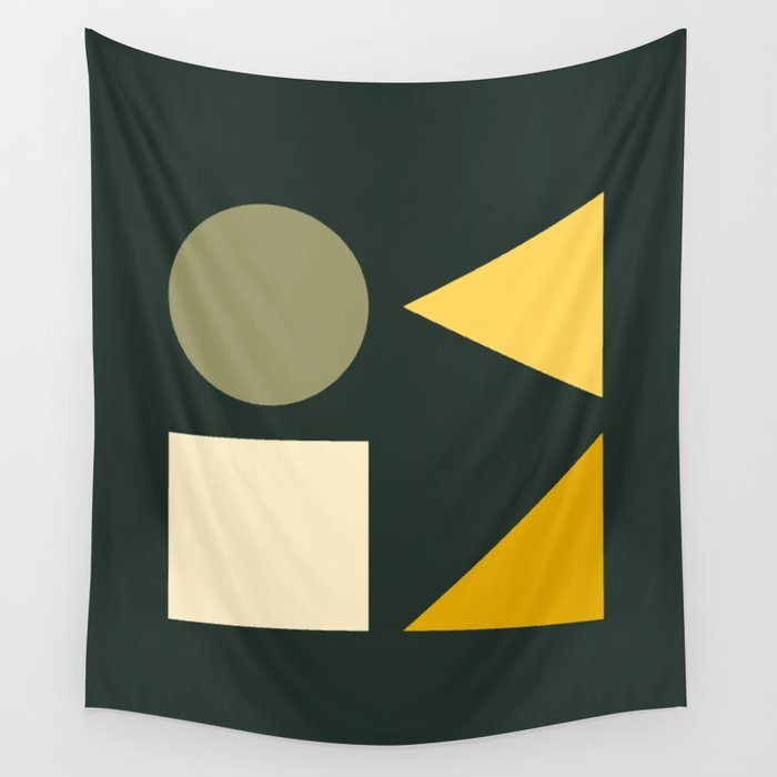 Modern Geometric 83A Wall Tapestry Gallery Image 1