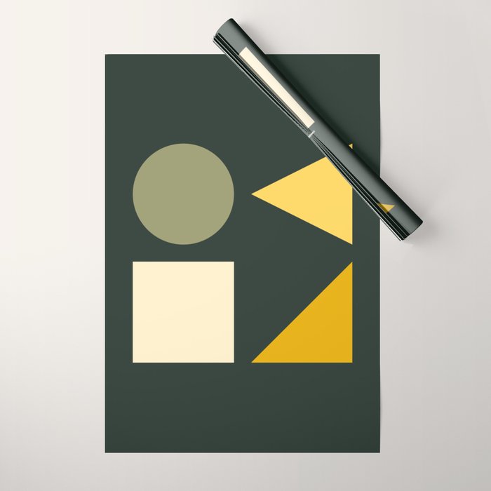 Modern Geometric 83A Wrapping Paper Gallery Image 1