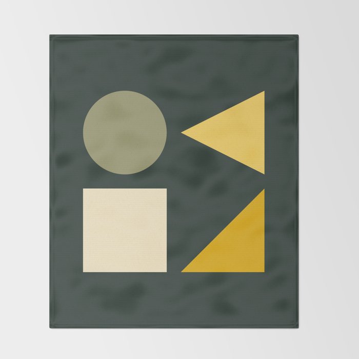 Modern Geometric 83A Throw Blanket Gallery Image 2