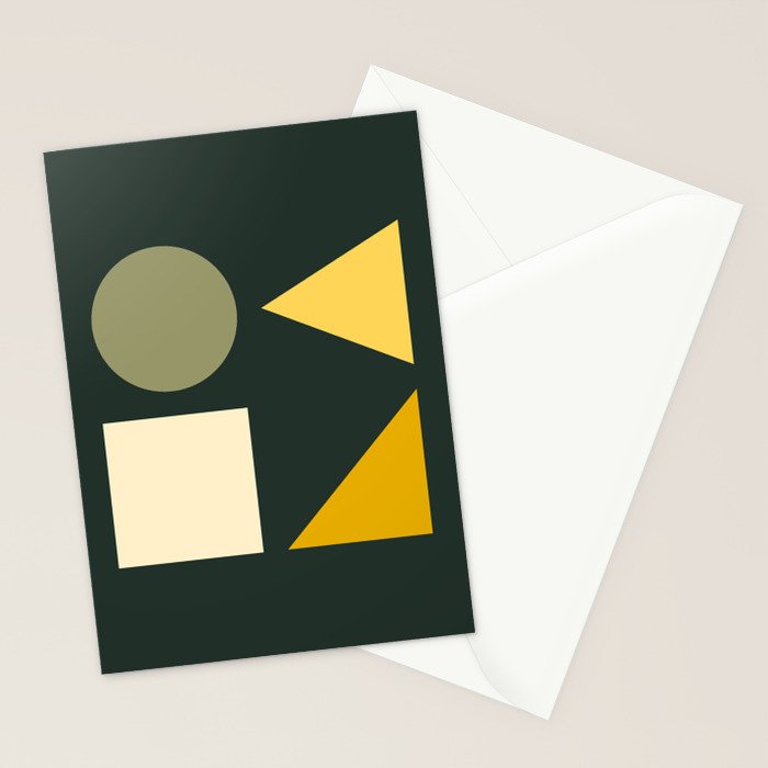 Modern Geometric 83A Stationery Card Gallery Image 2