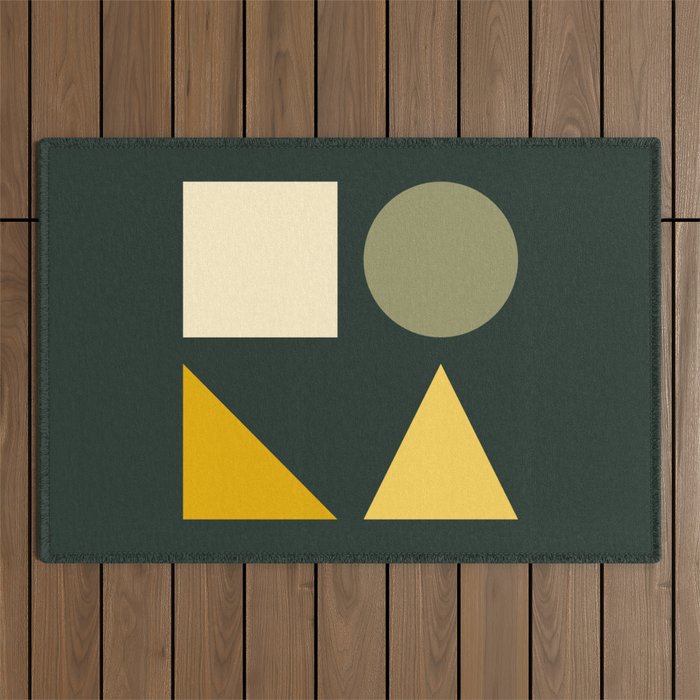 Modern Geometric 83A Outdoor Rug Gallery Image 1
