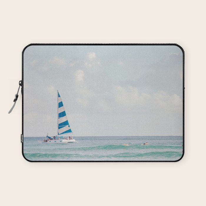 Happy Sailing - Ocean Photography Laptop Sleeve Gallery Image 1