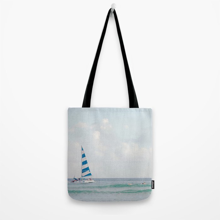 Happy Sailing - Ocean Photography Tote Bag Gallery Image 2