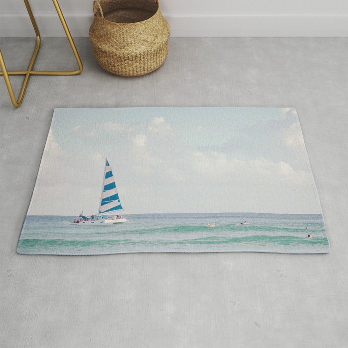 Happy Sailing - Ocean Photography Rug Gallery Image 1