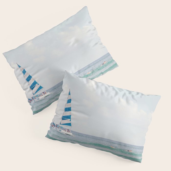 Happy Sailing - Ocean Photography Pillow Sham Gallery Image 3